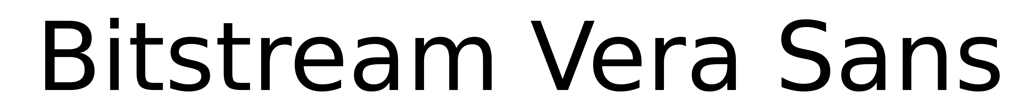 Bitstream Vera Sans